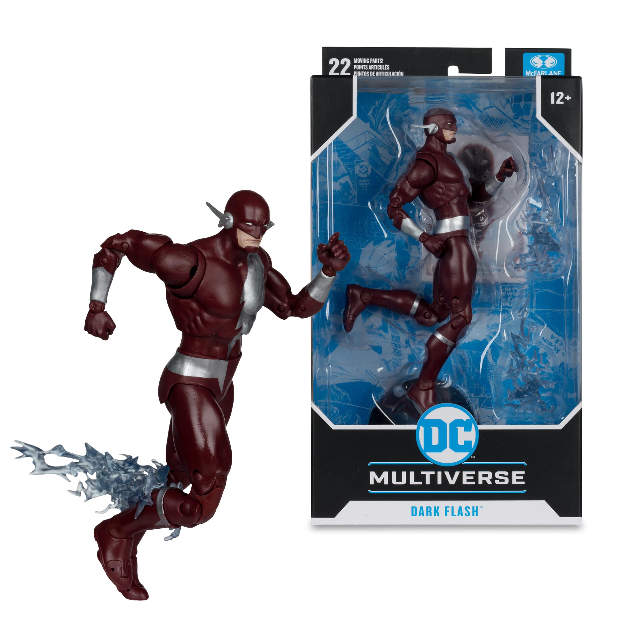 Homelofty | DC Multiverse Dark Flash (Walter West) 7" Action Figure
