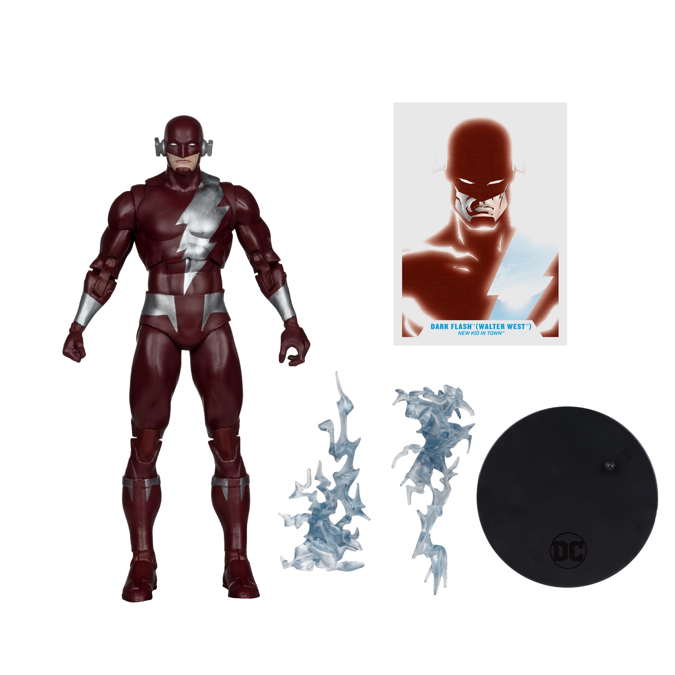 Homelofty | DC Multiverse Dark Flash (Walter West) 7" Action Figure