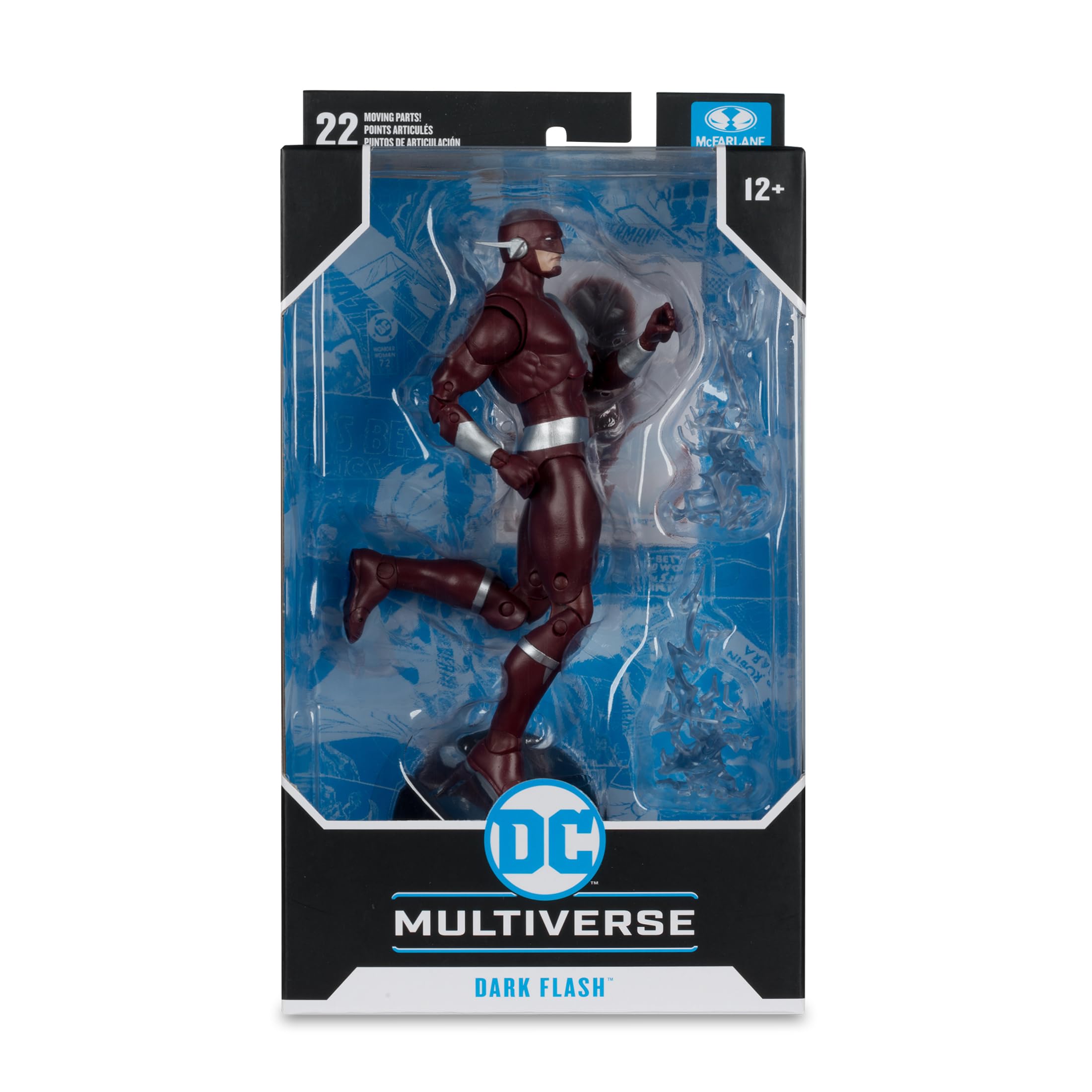 Homelofty | DC Multiverse Dark Flash (Walter West) 7" Action Figure