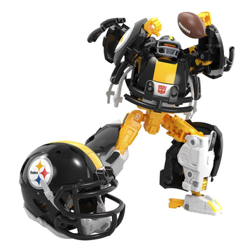 Homelofty | Transformers NFL Pittsburgh Steelers Steelsmash 5.5" Action Figure