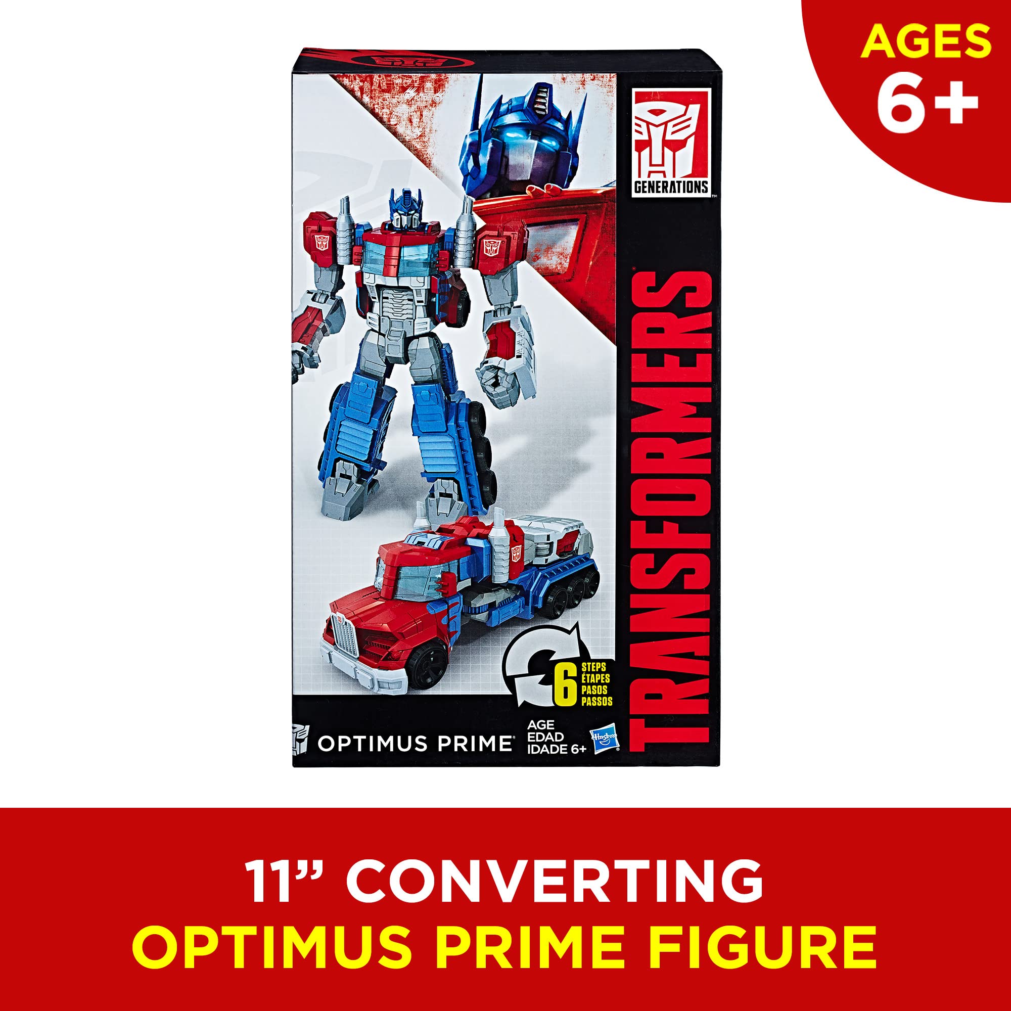 Homelofty | Transformers Heroic Optimus Prime 11" Action Figure – Cyber Commander Series