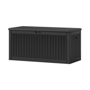 260 Gallon Outdoor Resin Deck Box with Flexible Divider